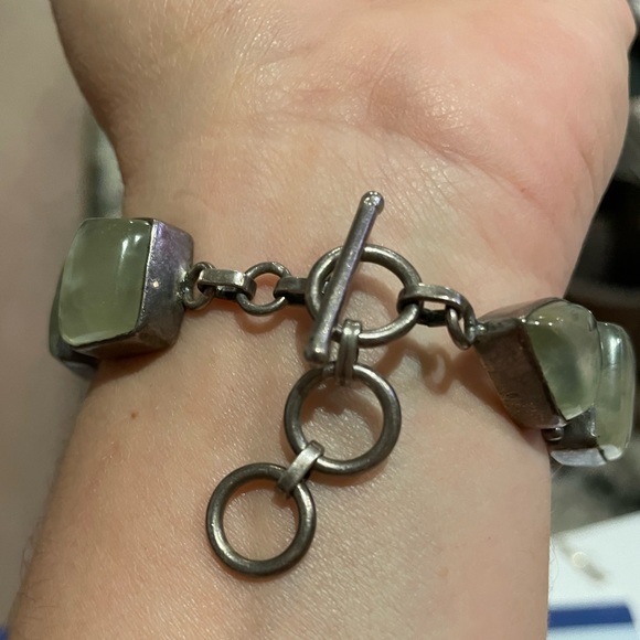 ⭐️ AMAZING ONE OF A KIND CITRINE NATURAL STONE HANDMADE BRACELET FROM AFRICA ⭐️ - Picture 5 of 7